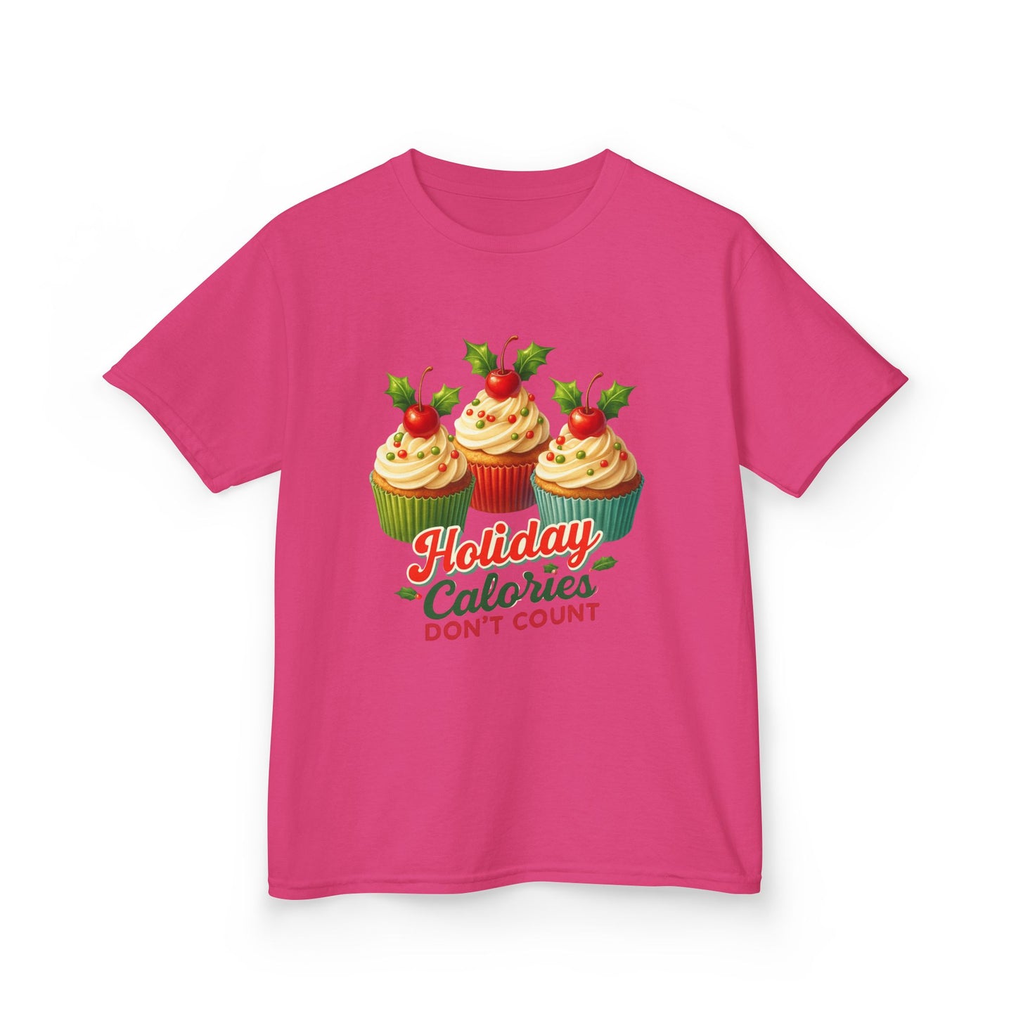 Holiday Cupcake Dino Tee - Christmas Fun!