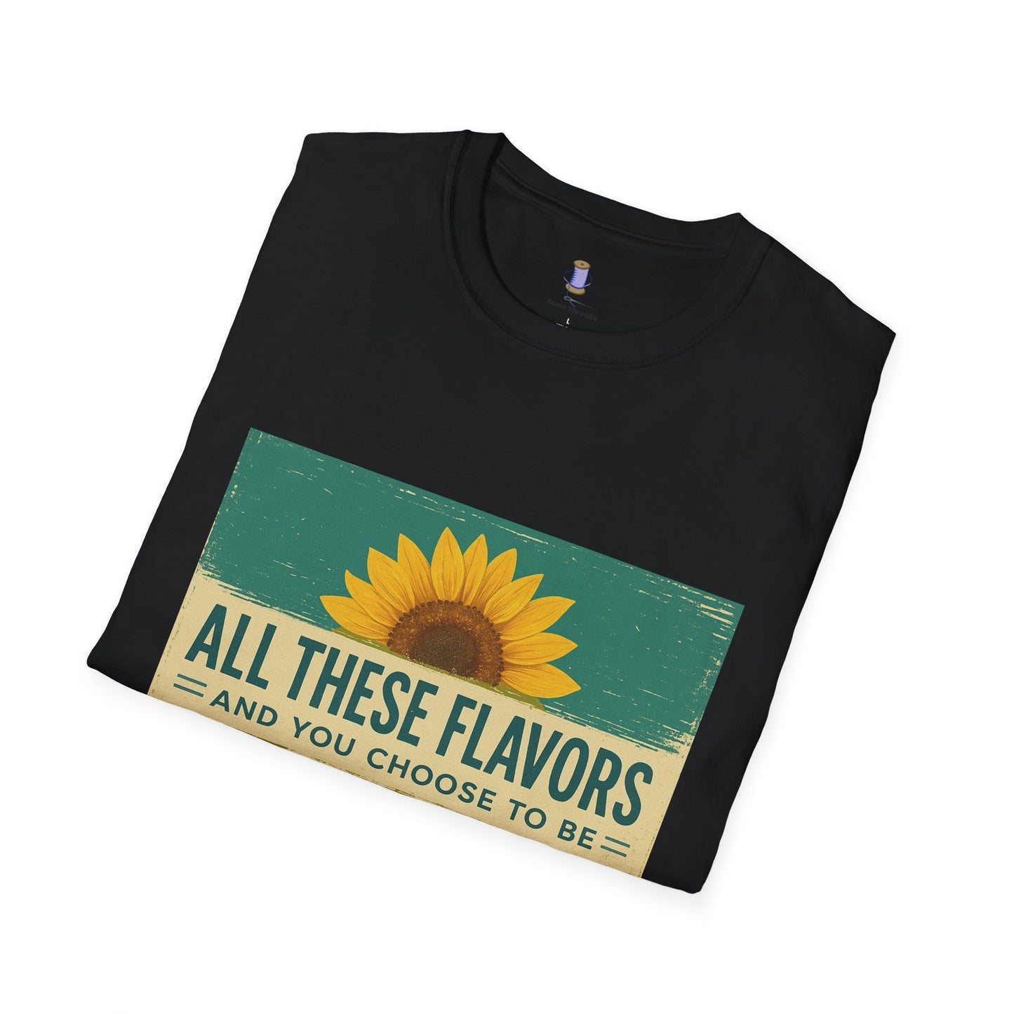 Sunflower Salty T-Shirt: Unisex Softstyle Tee for Sunshine Lovers, Casual Wear, Birthday Gift, Summer Vibes, Relaxed Style