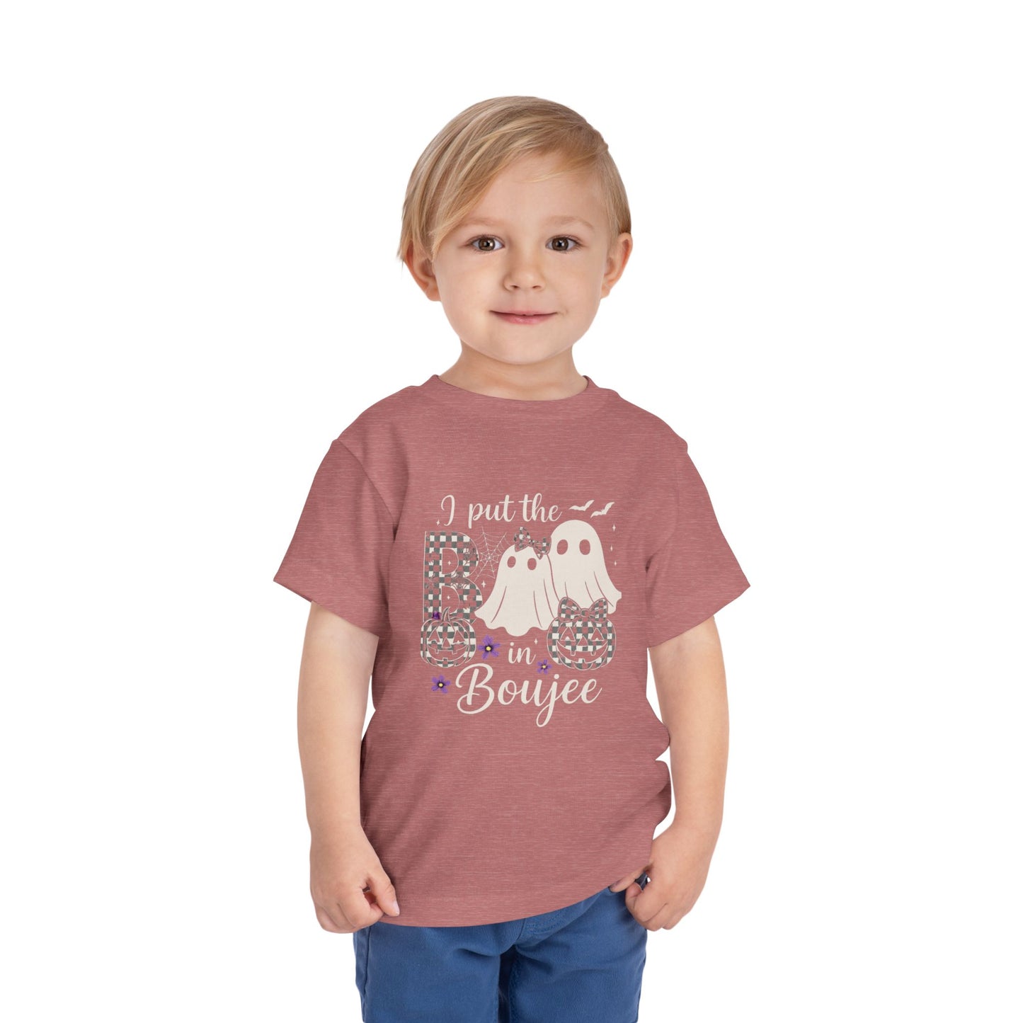 Boujee Halloween Toddler Tee: I Put the B in Boujee
