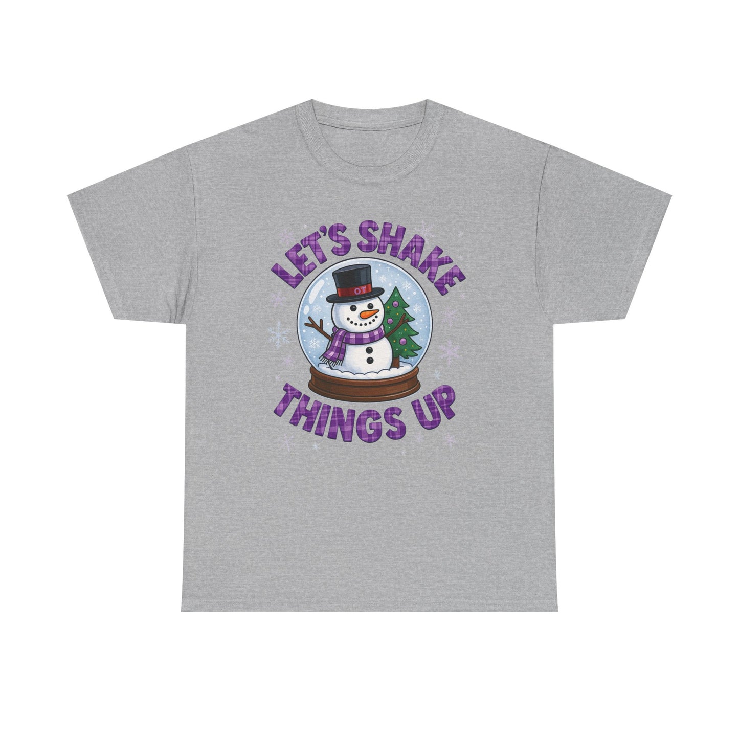 Snow Globe Tee with Let's Shake Things Up Design