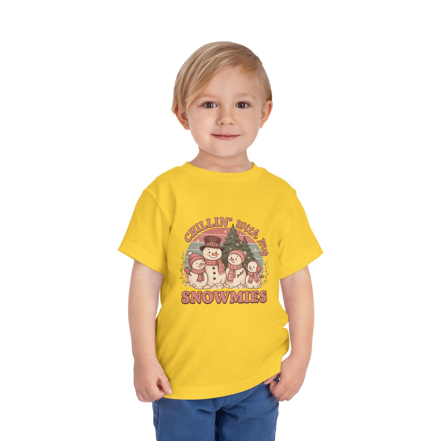 Chillin' Snowmies Toddler Christmas Tee