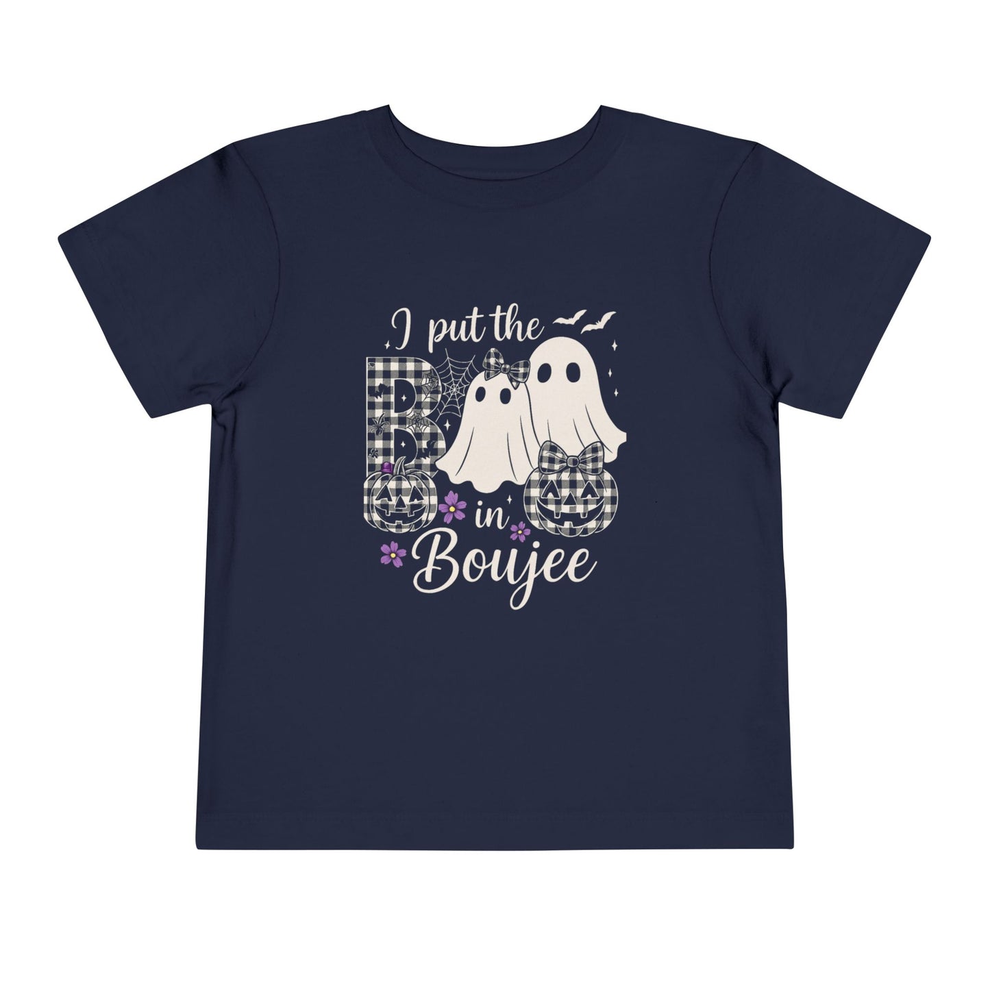 Boujee Halloween Toddler Tee: I Put the B in Boujee