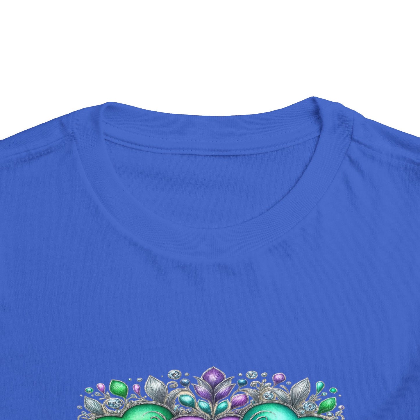 Toddler Tee Live Laugh Love Floral Design