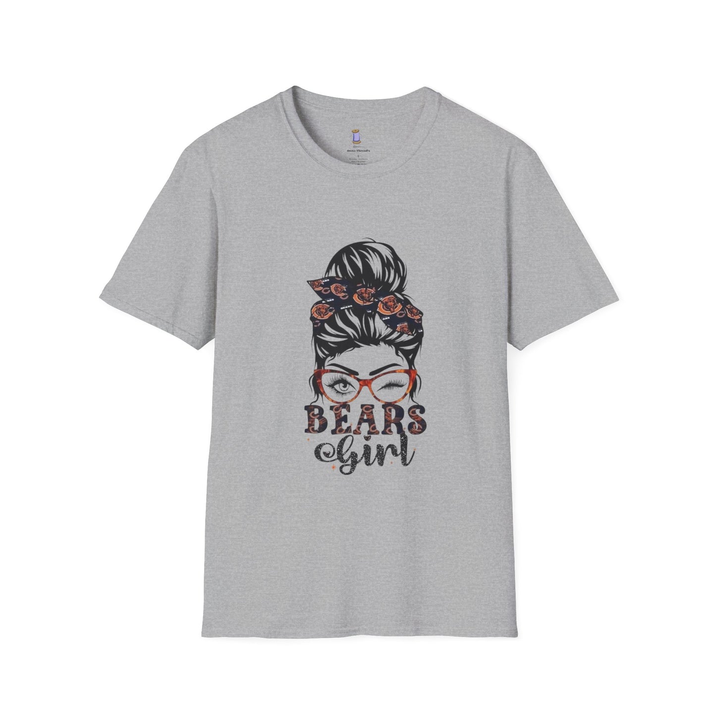 Bears Girl Graphic Tee, Cute Unisex Shirt, Casual Wear, Gift for Her, Funny T-Shirt, Everyday Style, Birthday Gift