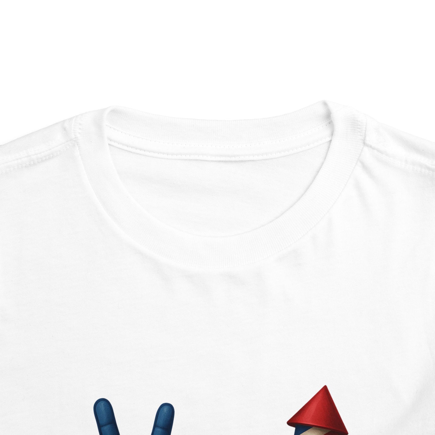 4th of July Peace & Heart Tee: Patriotic Toddler Shirt