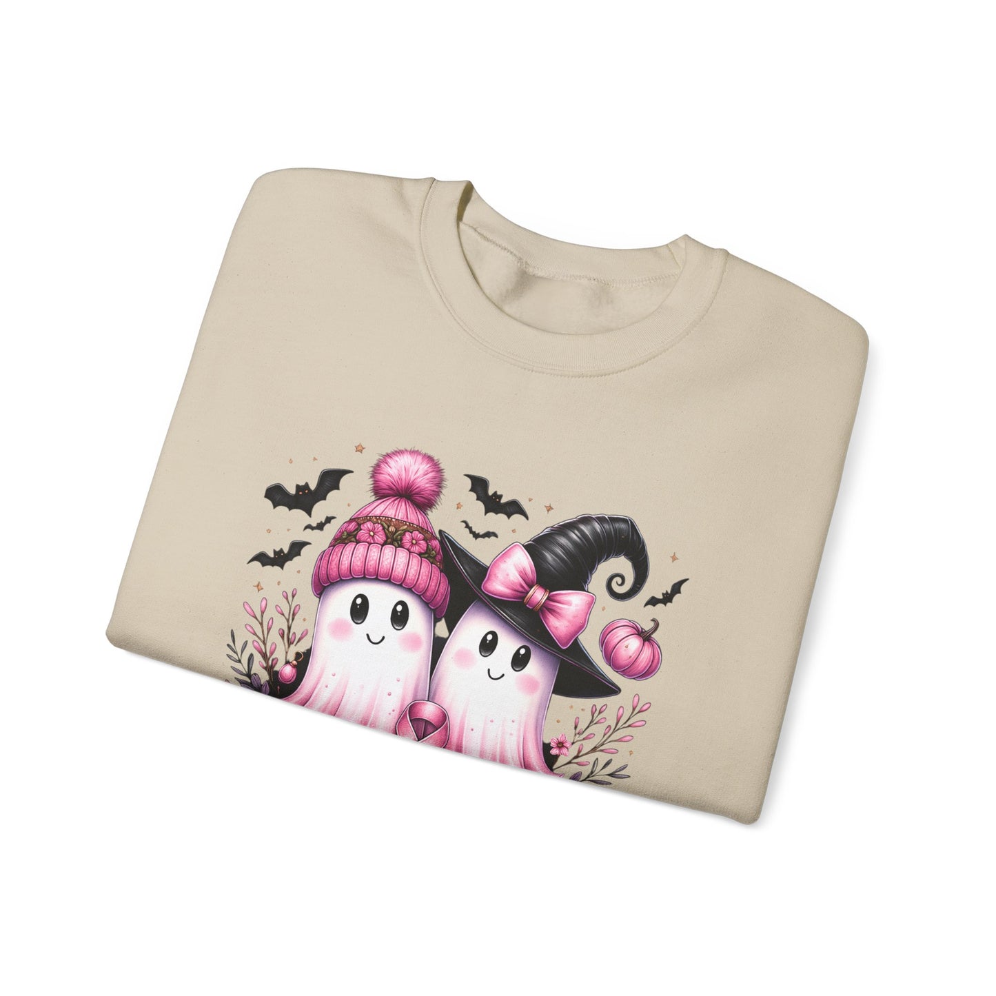 Boo-tiful Breast Cancer Awareness Halloween Crewneck