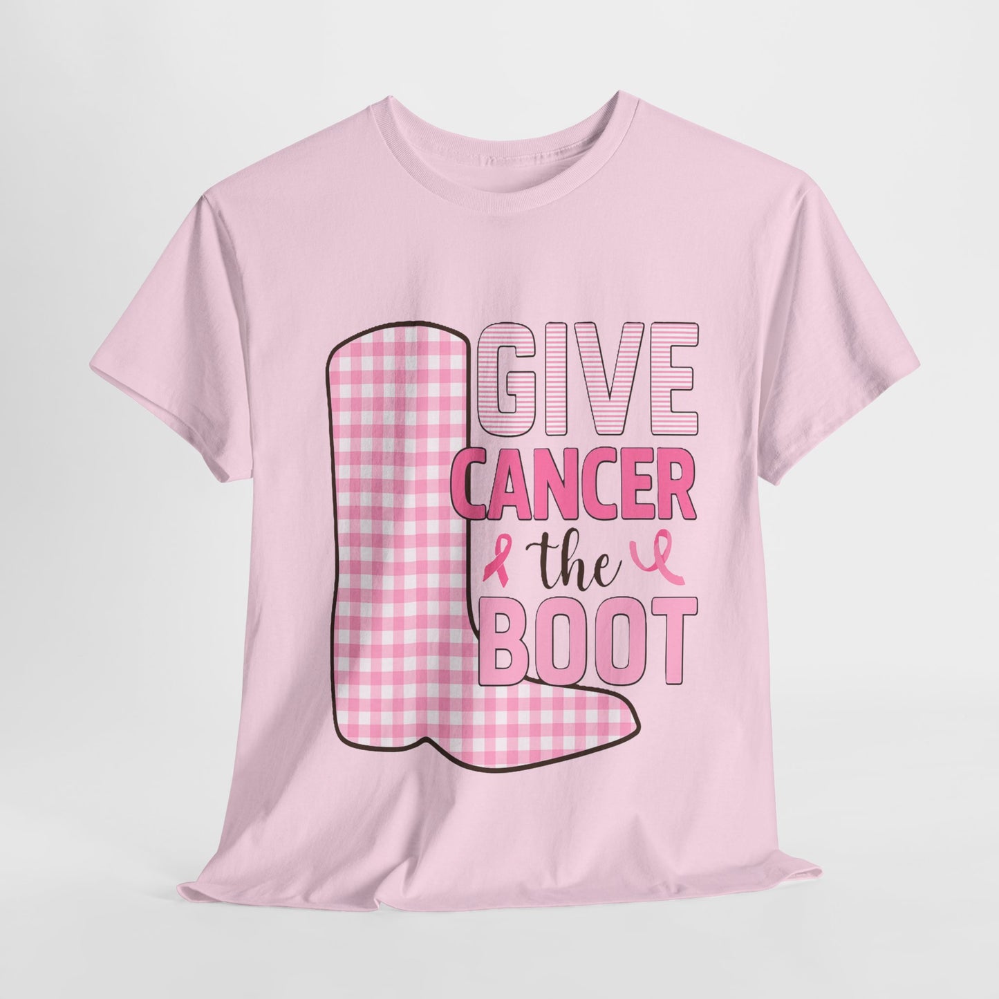 Give Cancer the Boot - Breast Cancer Awareness Tee