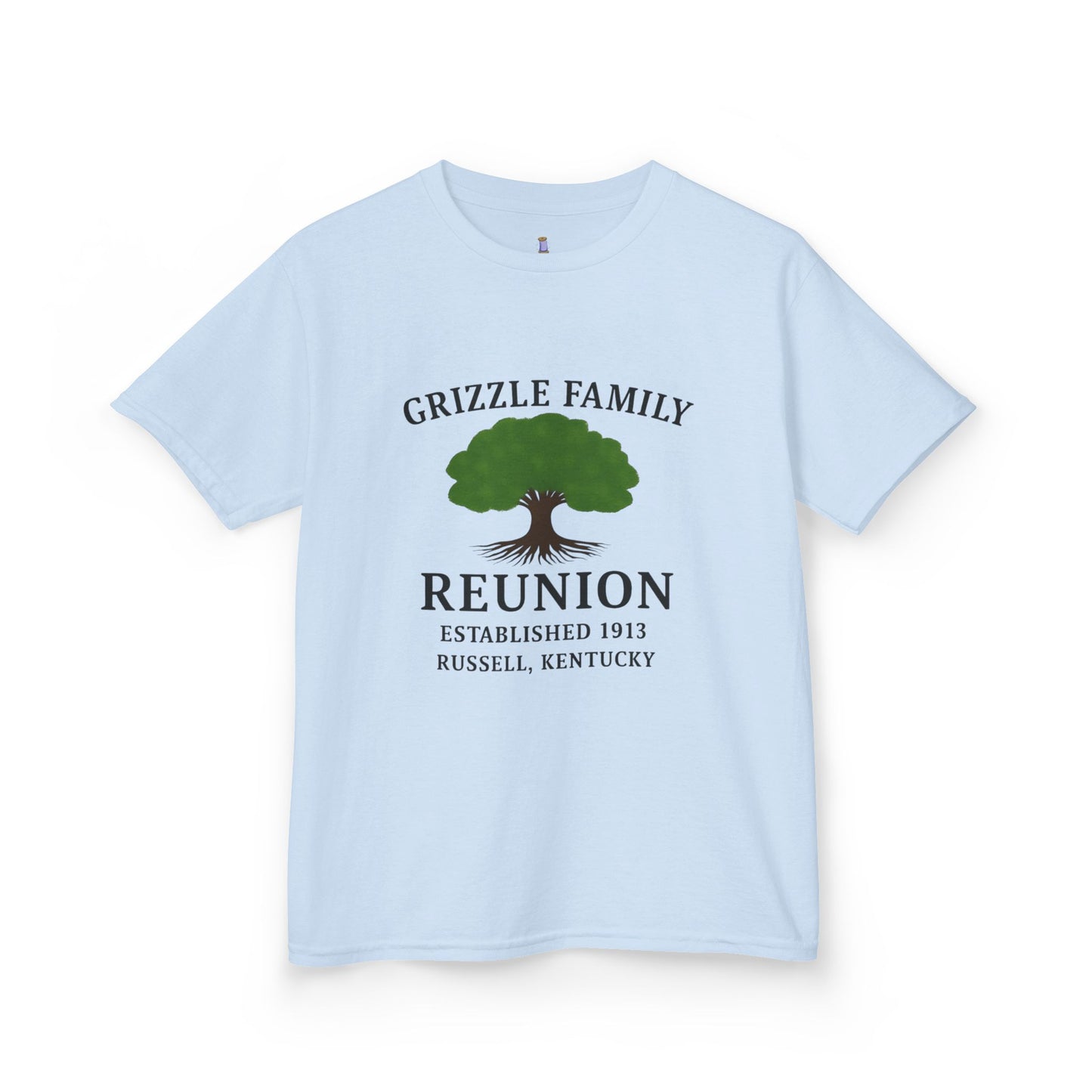 Grizzle Family Reunion Youth Tee, Family Gathering Shirt, Personalized Kids T-Shirt, Family Heritage Gift, Kids Reunion Apparel