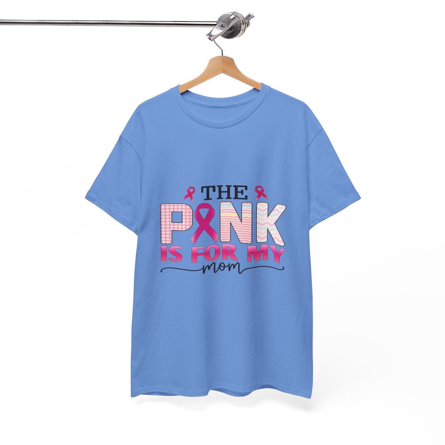 Pink Is For My Mom Breast Cancer Awareness Tee