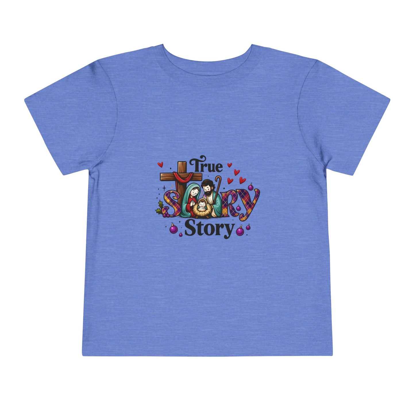 True Story Nativity Toddler Christmas Tee