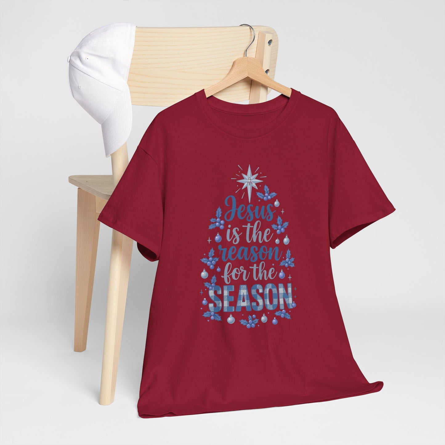 Jesus is the Reason Christmas Tree Tee
