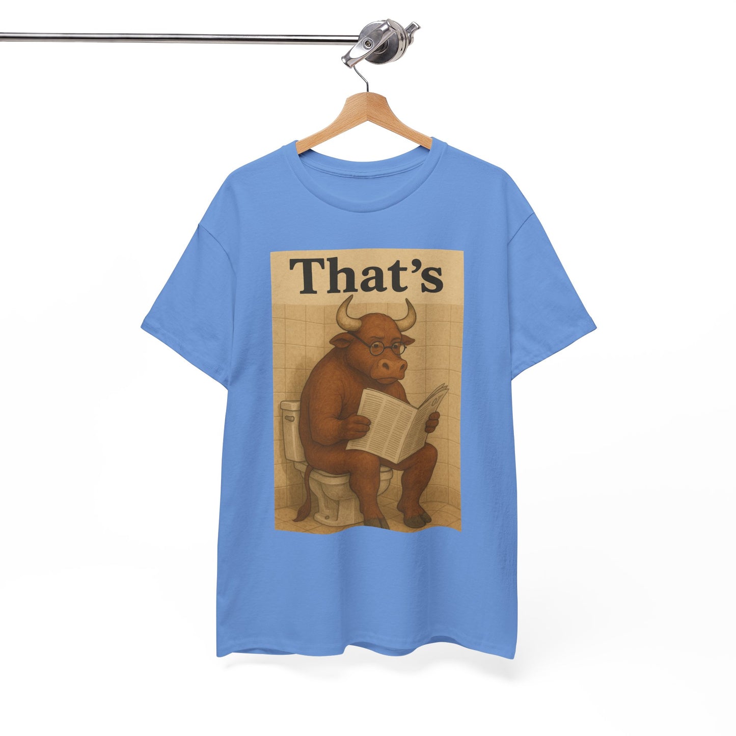 Bull on Toilet Unisex Tee