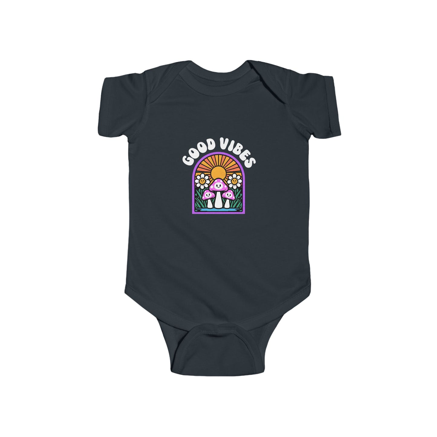 Good Vibes Infant Bodysuit, Baby Shower Gift, Toddler Outfit, Cute Baby Clothes, Sunshine Baby Apparel