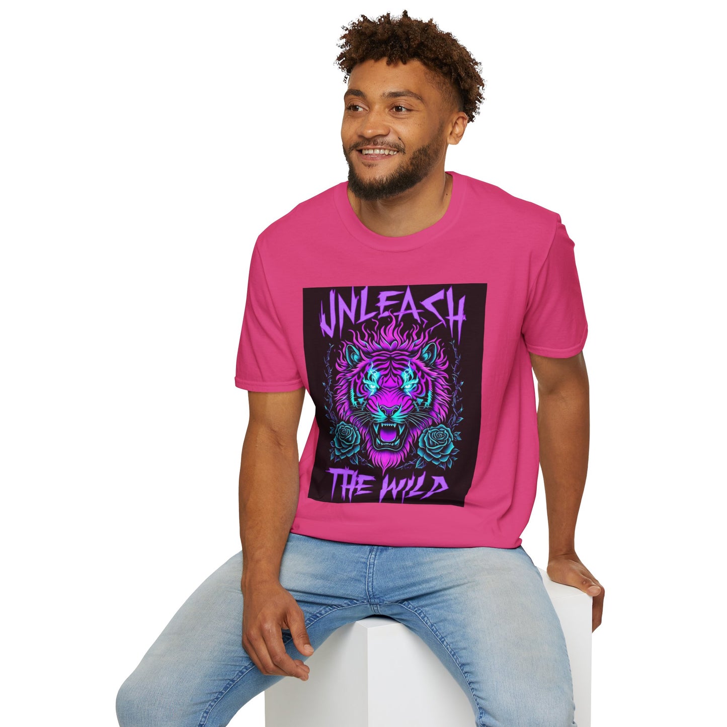 Unleash the Wild Graphic Tee | Cool Graphic Shirt, Unisex T-Shirt, Animal Lover Gift, Nature-Inspired Fashion, Festival Wear