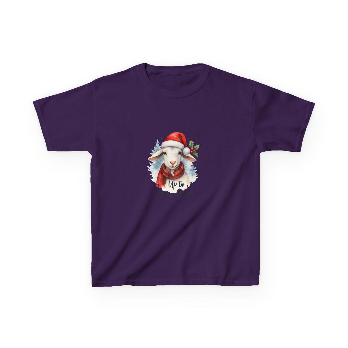 Goat Santa Christmas Tee - Up to Snow Good!