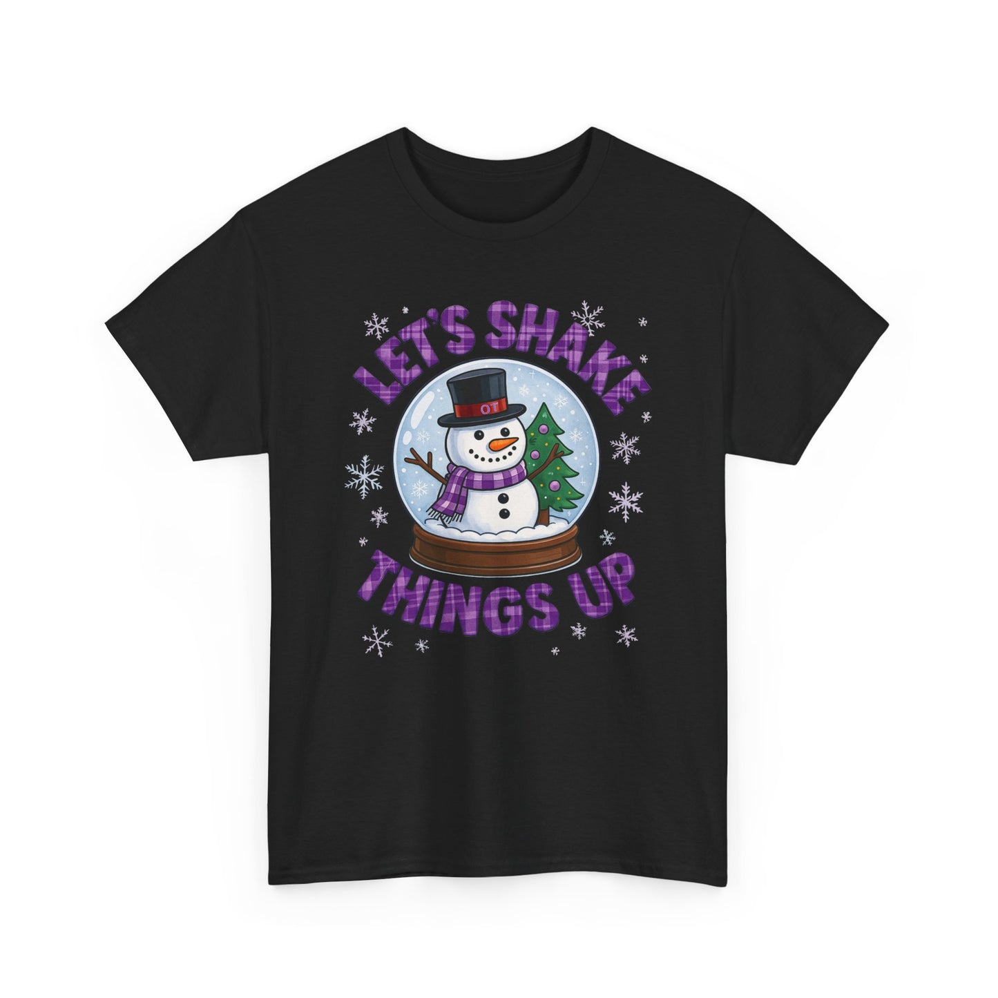 Snow Globe Tee with Let's Shake Things Up Design