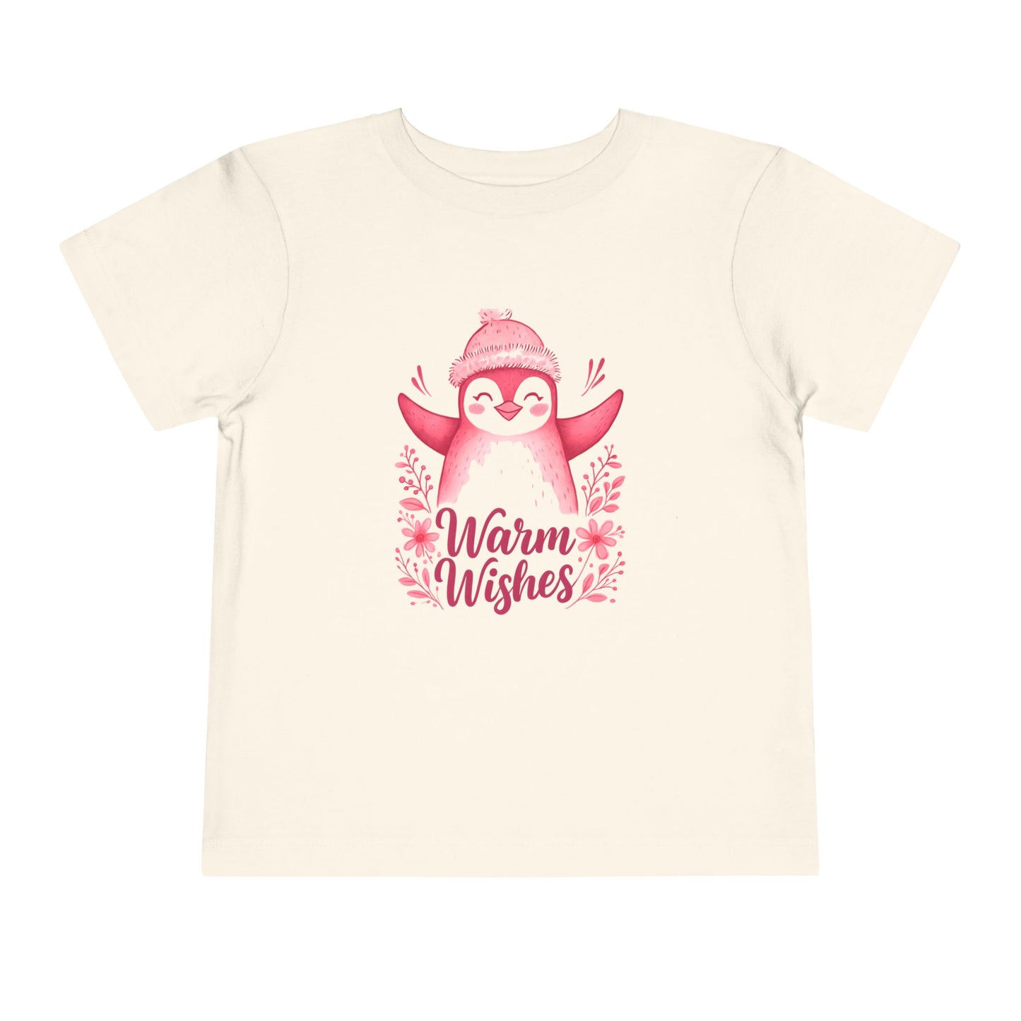 Warm Wishes Penguin Toddler Christmas Tee