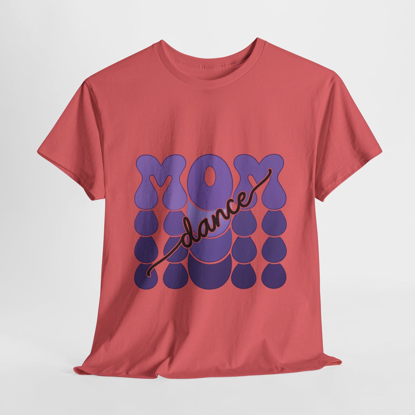 MOM Dance – Purple Letter Stage Spirit Tee