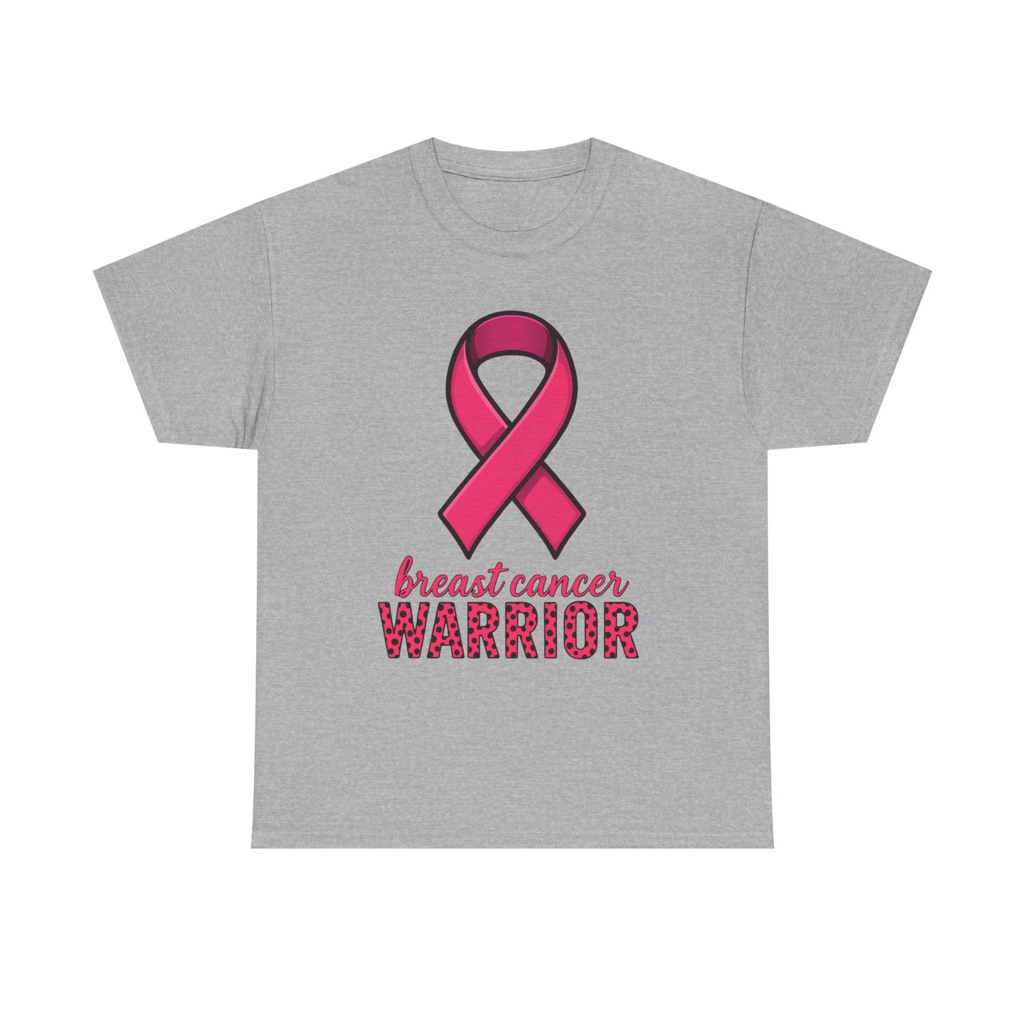 Breast Cancer Warrior Pink Ribbon Tee