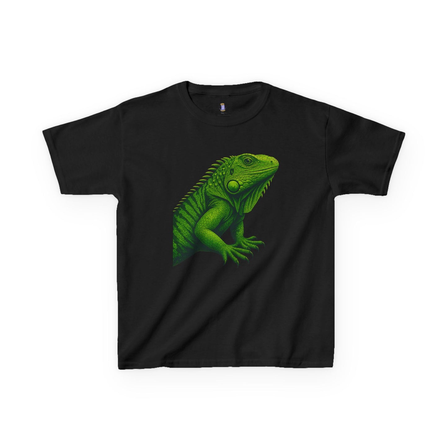 Green Iguana Kids Tee - Fun Shirt for Nature Lovers, Birthday Gift, Summer Wear, Animal Lovers, Eco-Friendly Clothing