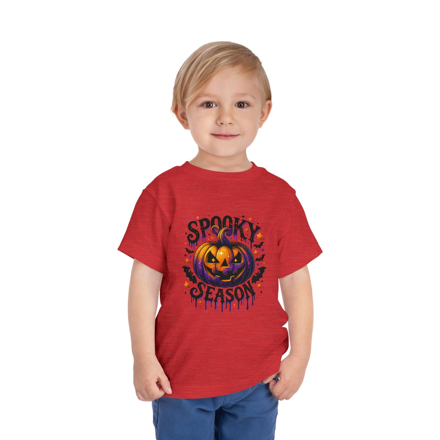 Spooky Season Jack-o'-Lantern Toddler Tee