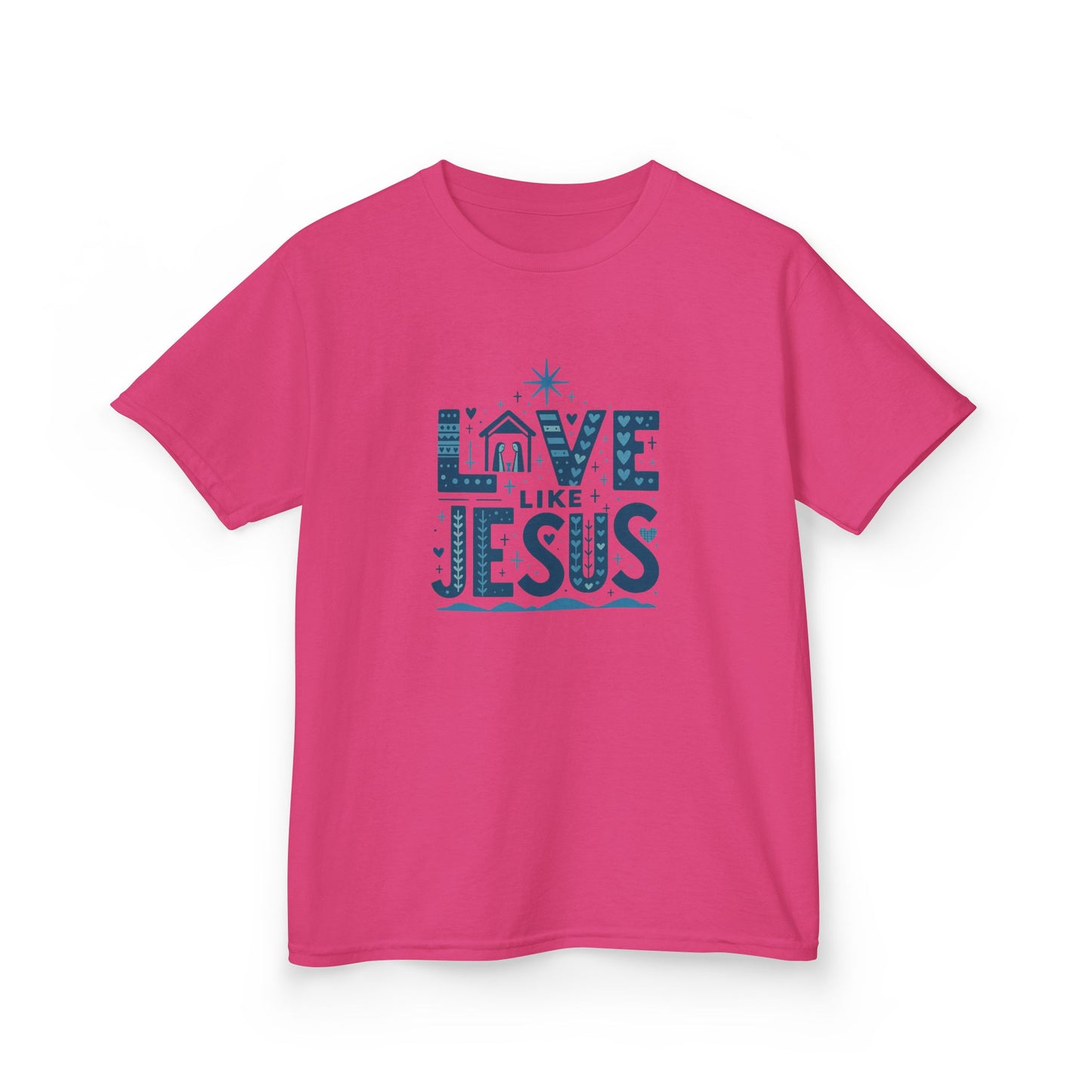 Love Like Jesus Christmas Dinosaur Tee