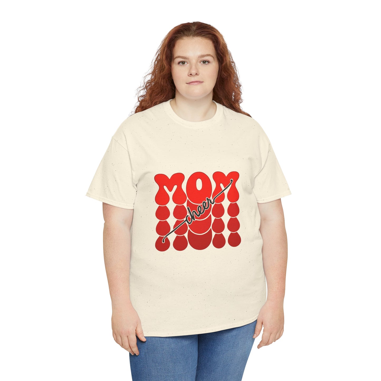 Retro Mom Cheer Tee – Bold Support & Spirit Shirt