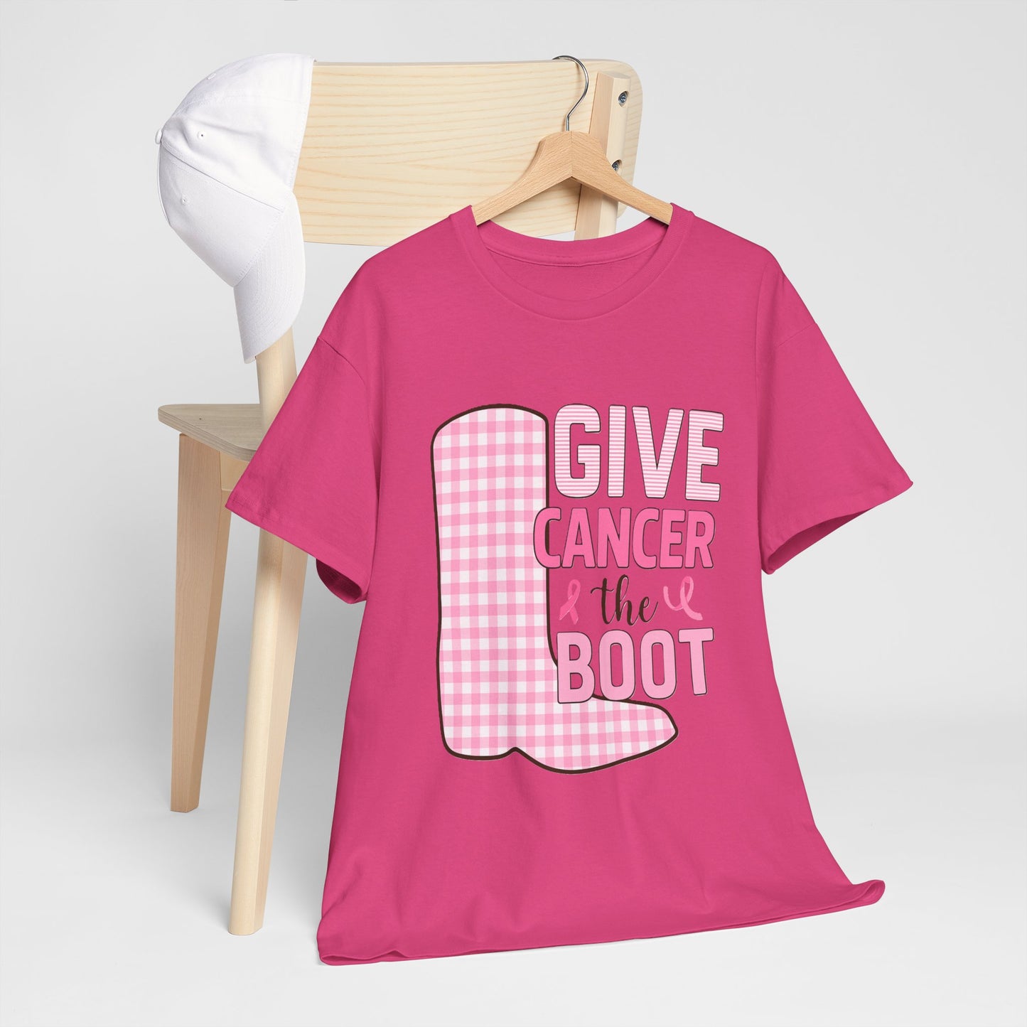 Give Cancer the Boot - Breast Cancer Awareness Tee