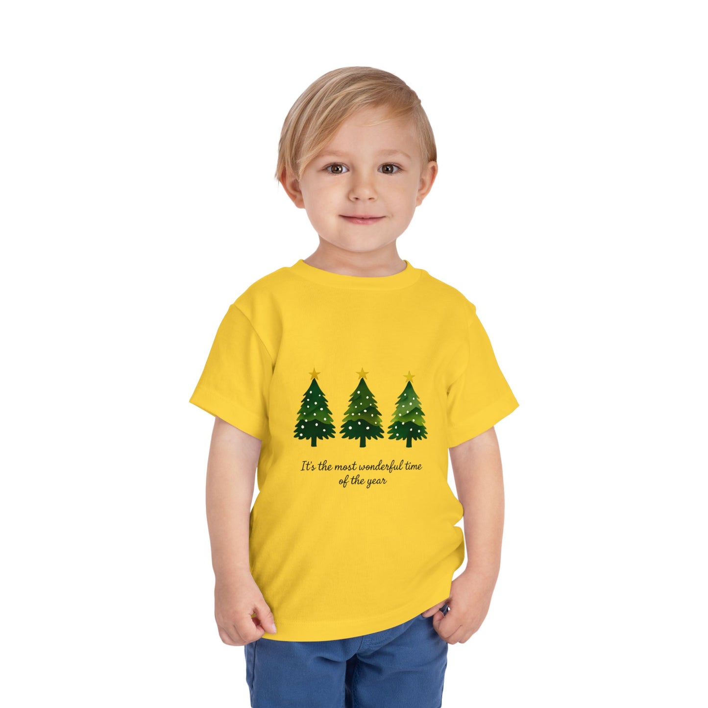 Watercolor Christmas Trees Toddler Tee