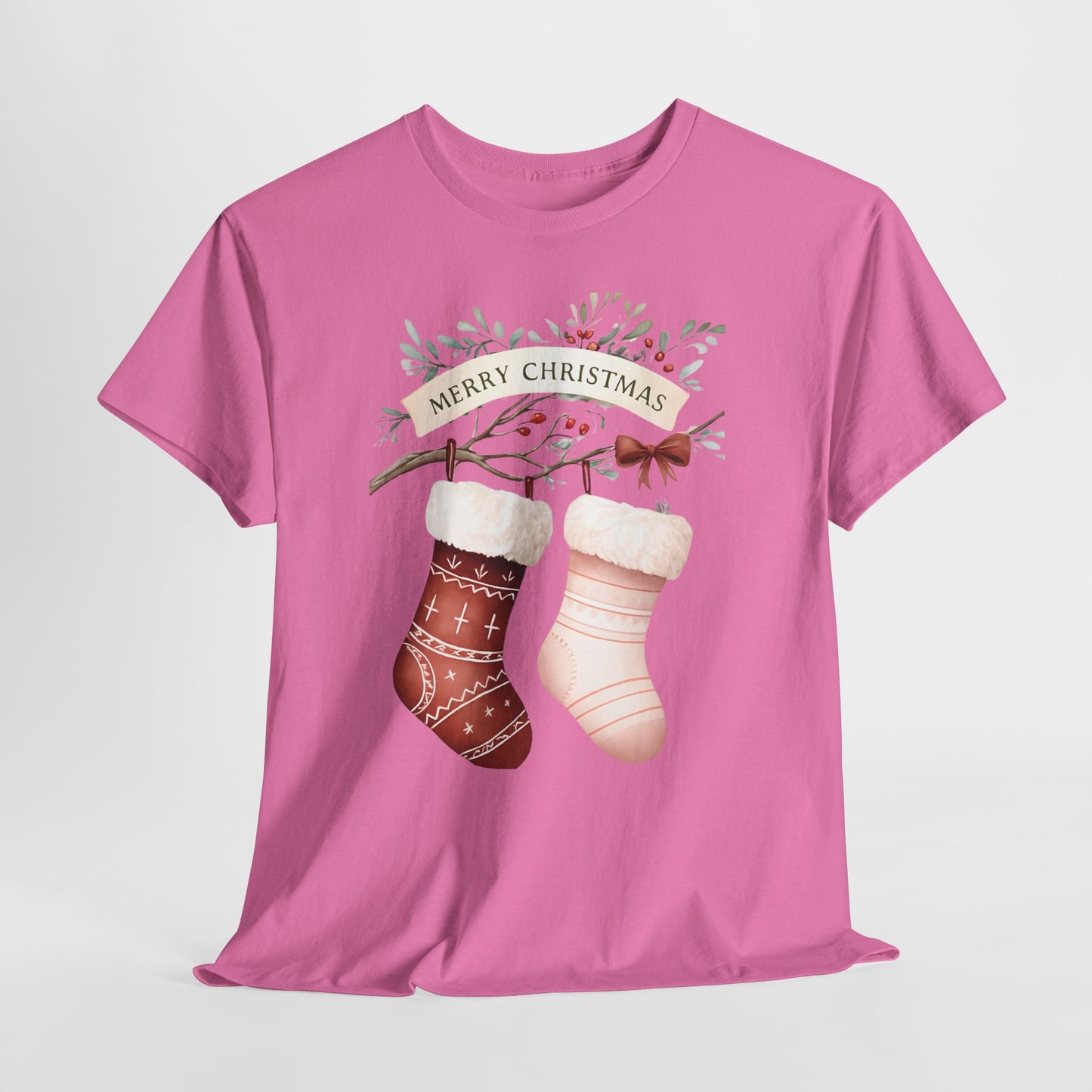 Watercolor Christmas Stocking Tee - Hope & Love