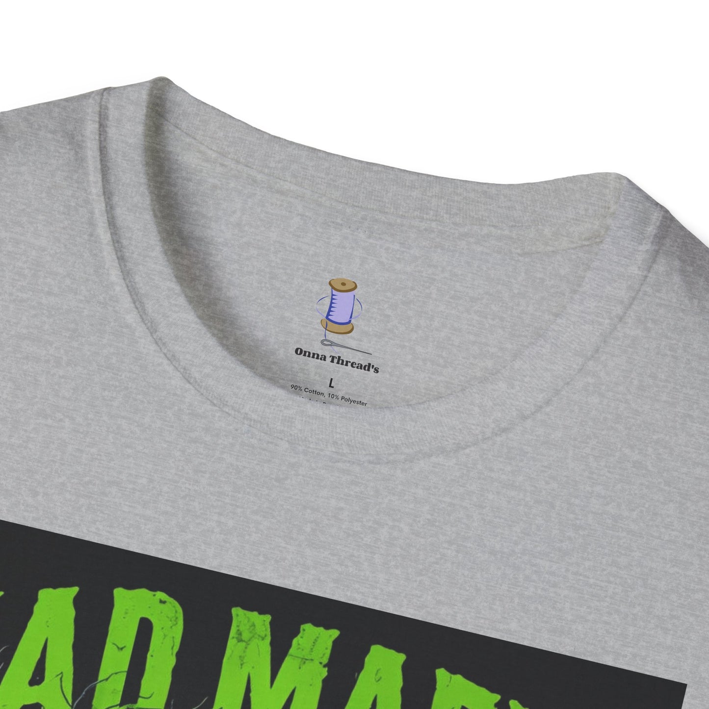 Mad Mafia Unisex Softstyle T-Shirt | Edgy Graphic Tee for Casual Wear, Gift for Halloween, Party, or Everyday Style