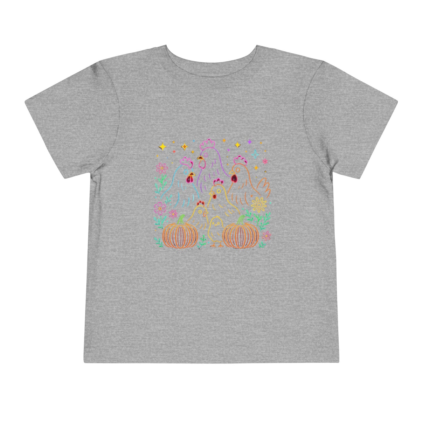 Chicken & Pumpkins Toddler Christmas Tee