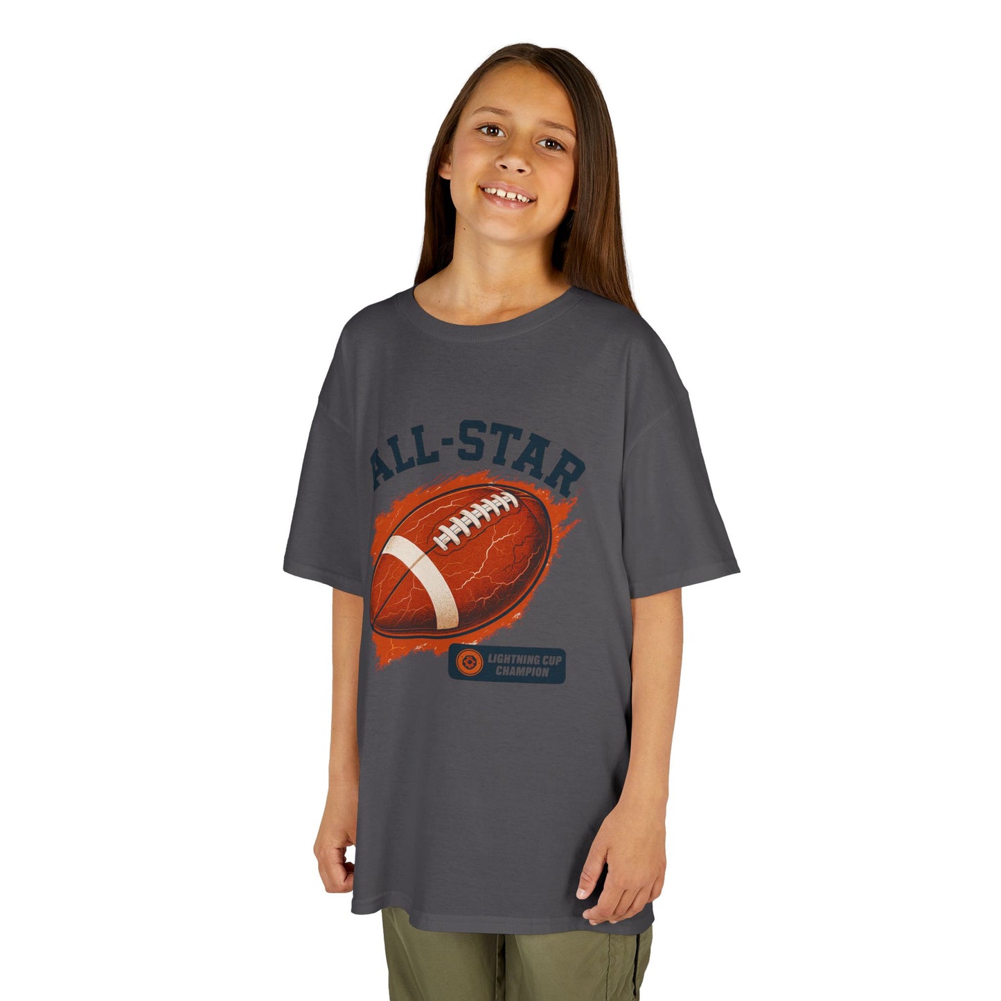 All-Star Kids Football Tee, Sports Apparel, Boys Football Shirt, Kids Casual Wear, Back To School Shirt, Birthday Gift