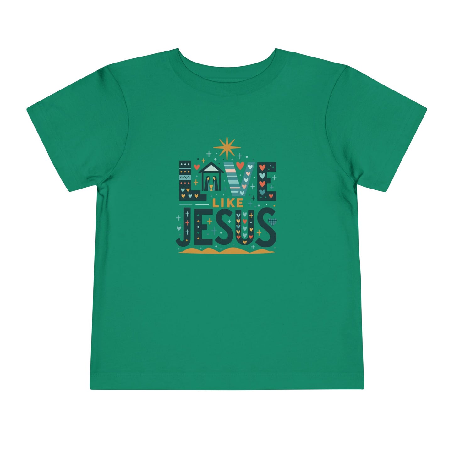 Love Like Jesus Christmas Tee - Toddler Holiday Shirt