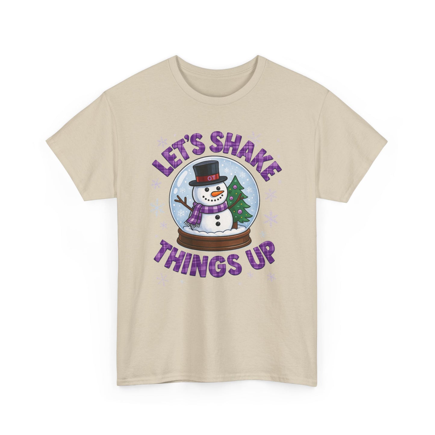 Snow Globe Tee with Let's Shake Things Up Design