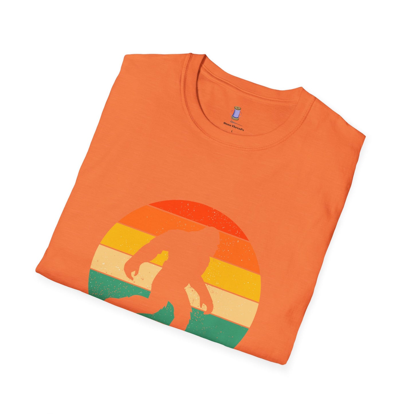 Bigfoot Adventure Unisex Softstyle T-Shirt, Casual Tee for Nature Lovers, Summer Vibe Shirt, Gift for Outdoor Enthusiasts, Hiking Apparel