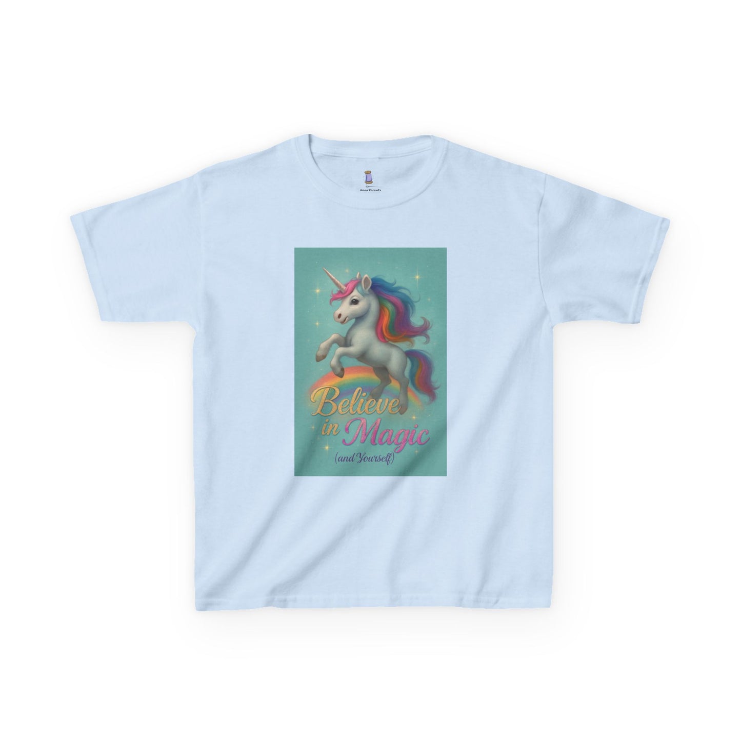 Unicorn Magic Kids Tee - Believe in Magic, Kids T-Shirt, Unicorn Shirt, Birthday Gift, Playtime Apparel