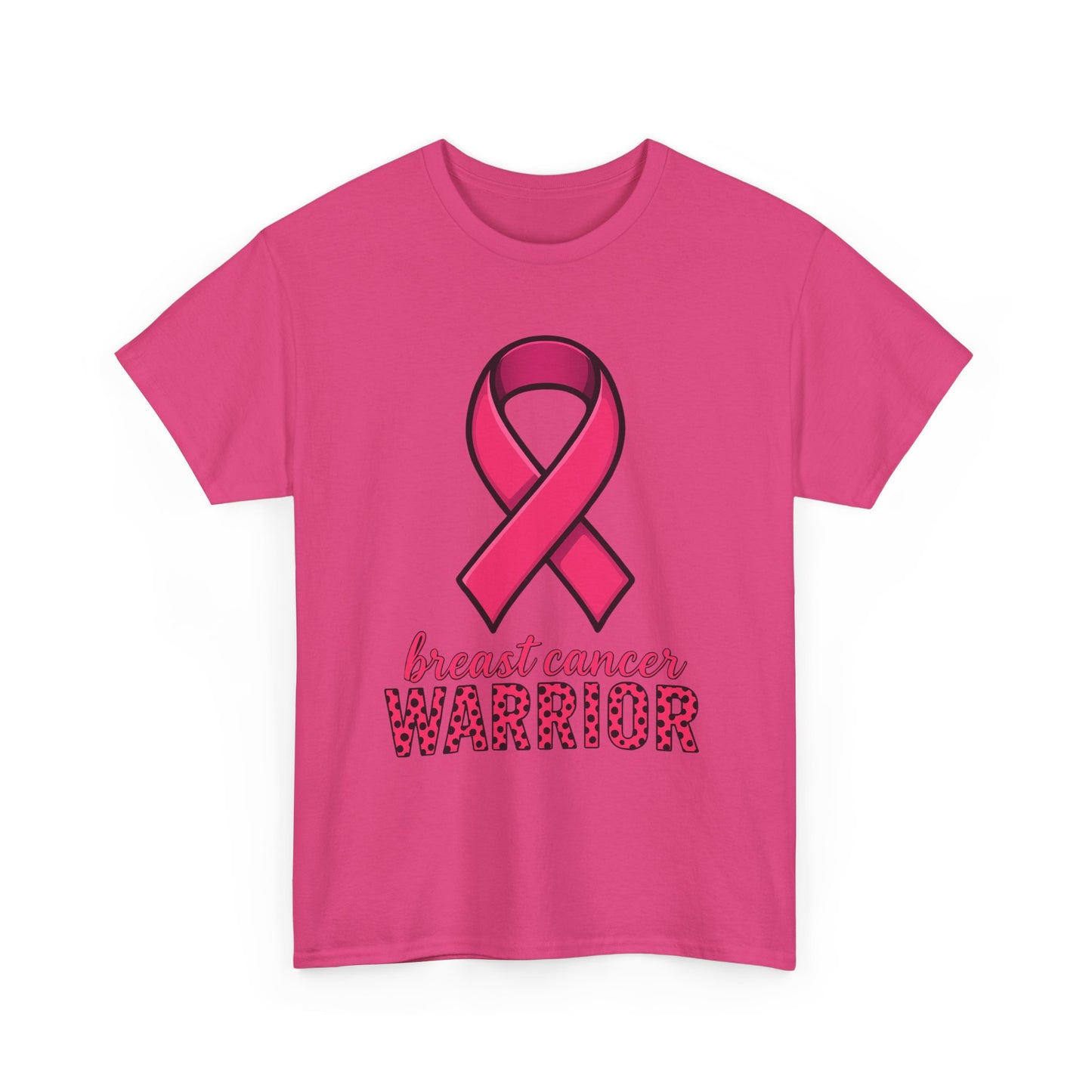 Breast Cancer Warrior Pink Ribbon Tee