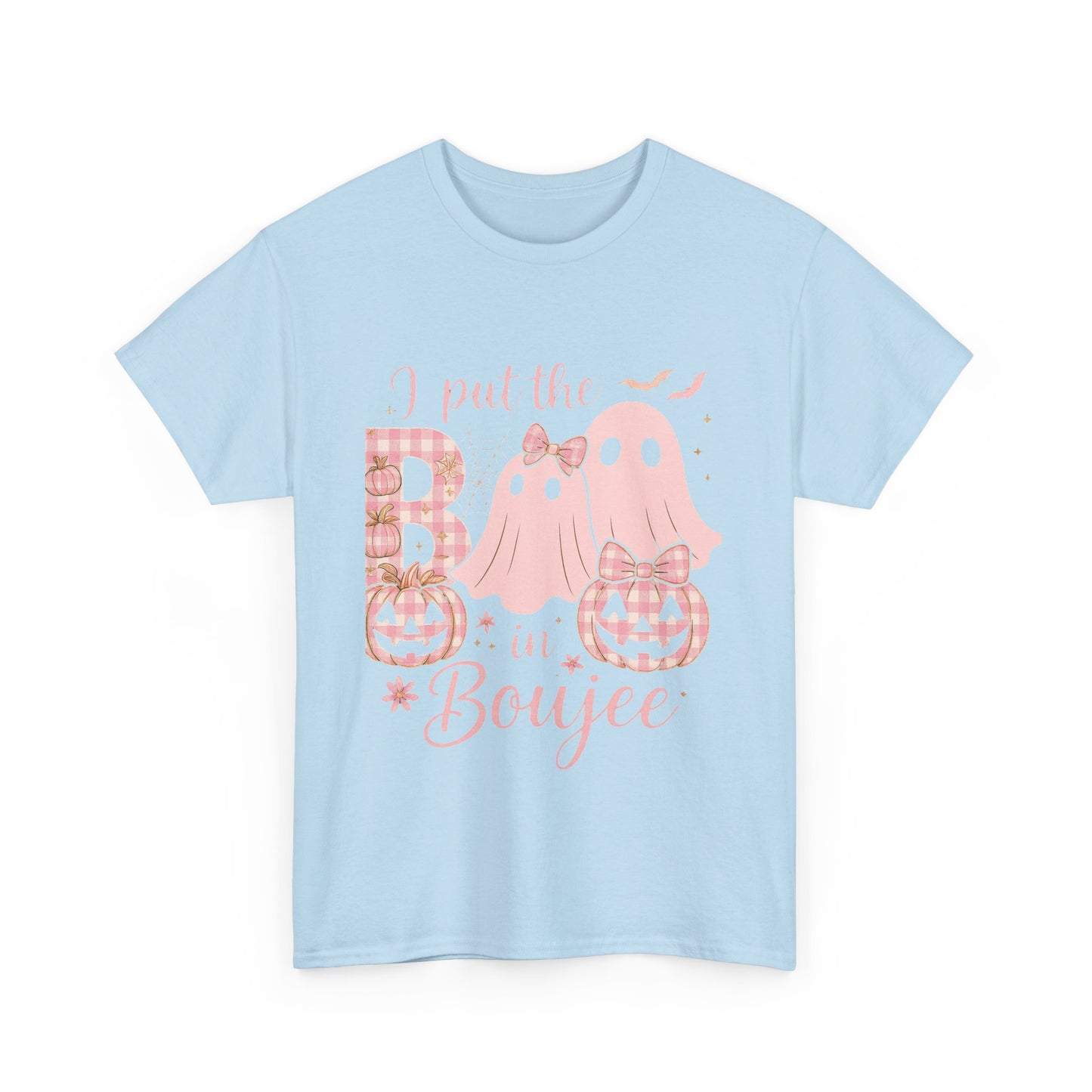 I Put The B In Boujee Pink Halloween Tee