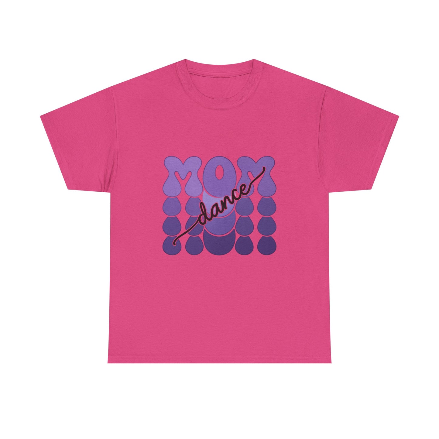 MOM Dance – Purple Letter Stage Spirit Tee