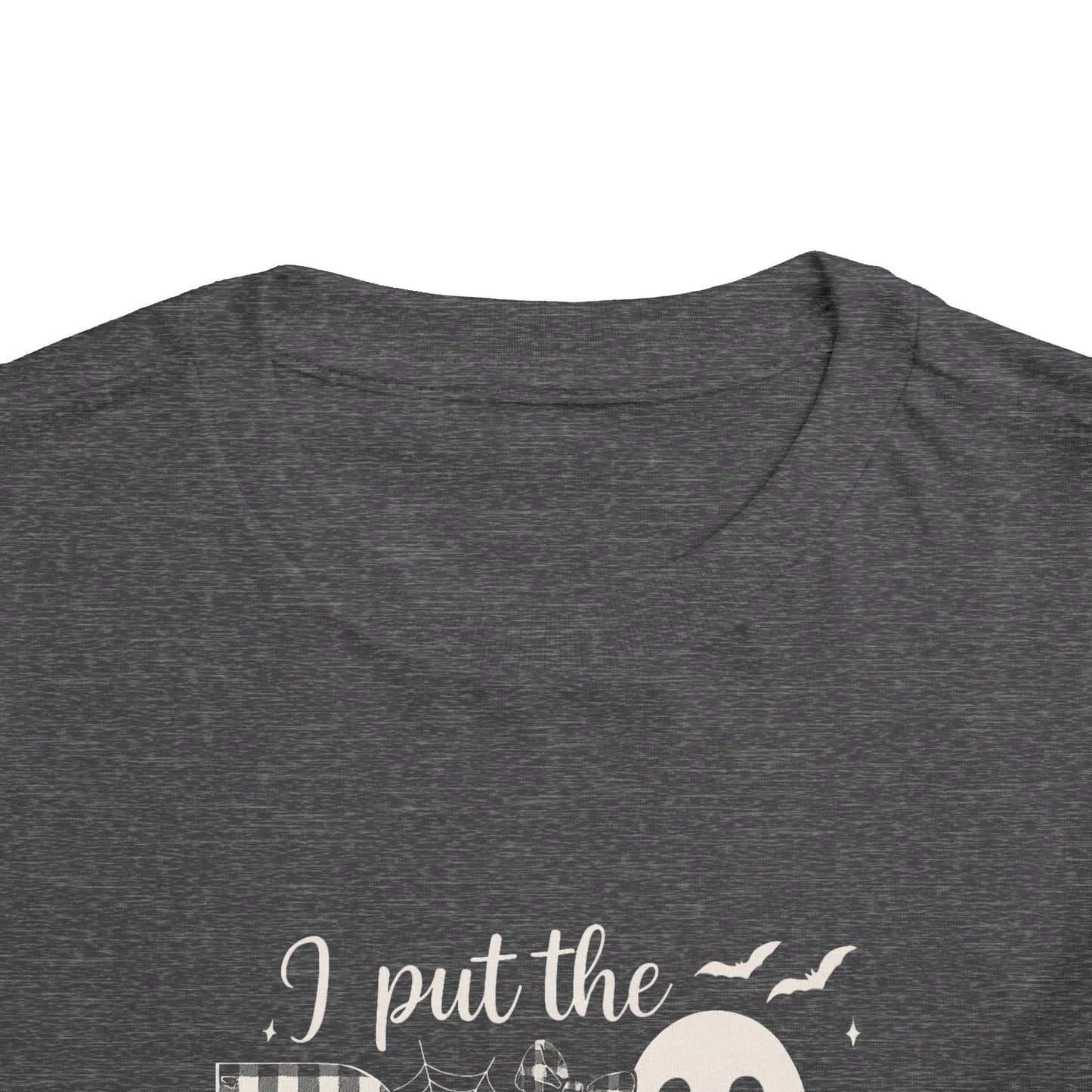 Boujee Halloween Toddler Tee: I Put the B in Boujee