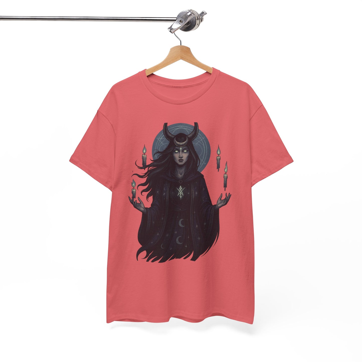Moonlit Sorceress – Enchanted Candlelight Tee