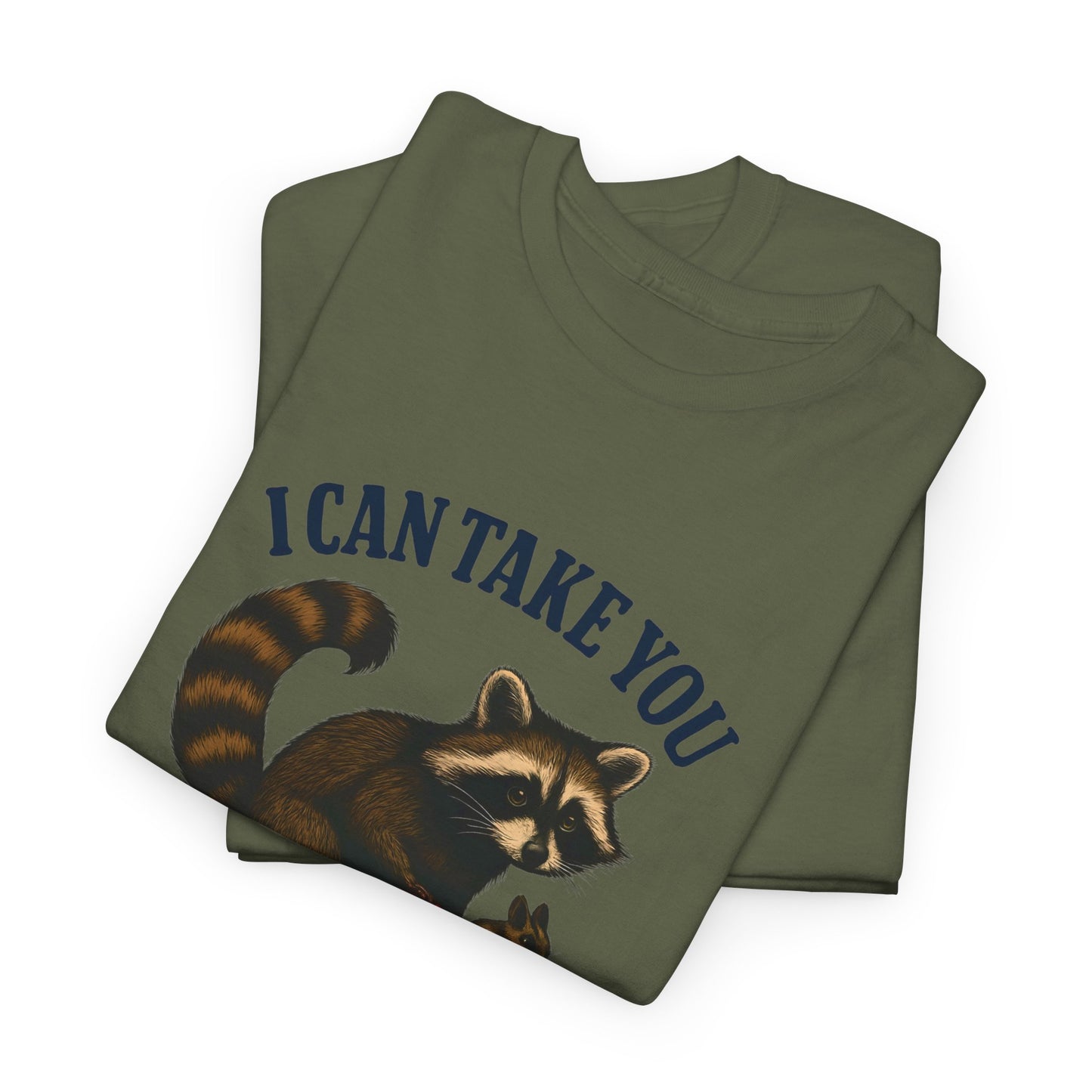 Cotton Tee Vintage Raccoon Bicycle Graphic Shirt