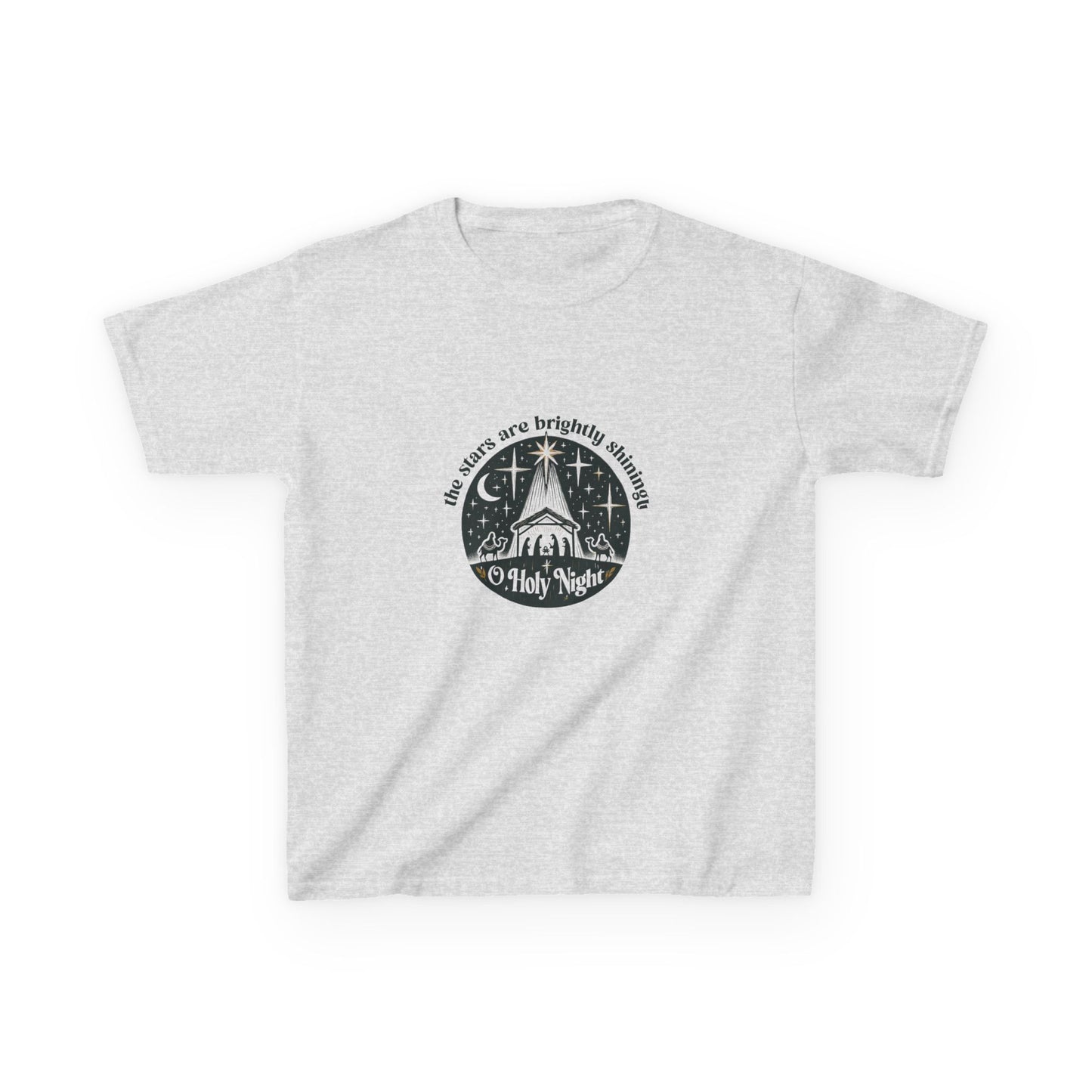O Holy Night Nativity Dinosaur Christmas Tee