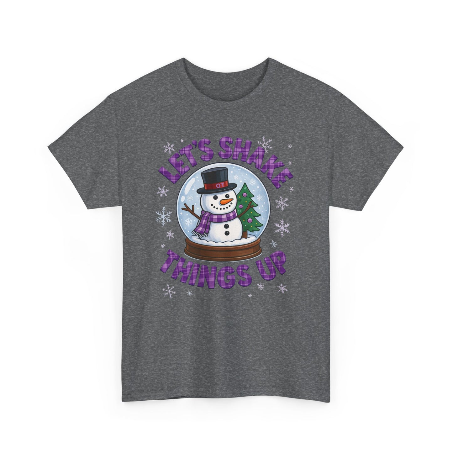 Snow Globe Tee with Let's Shake Things Up Design