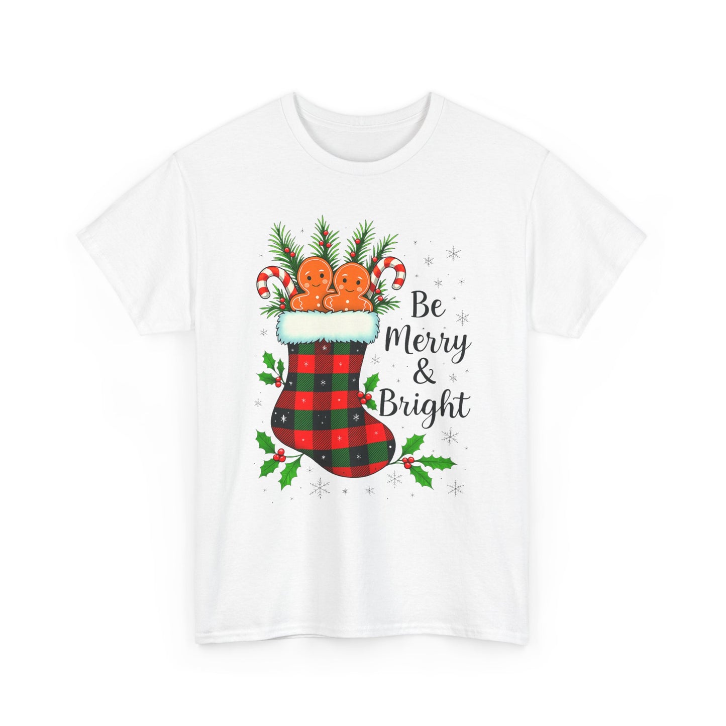 Christmas Plaid Stocking Tee