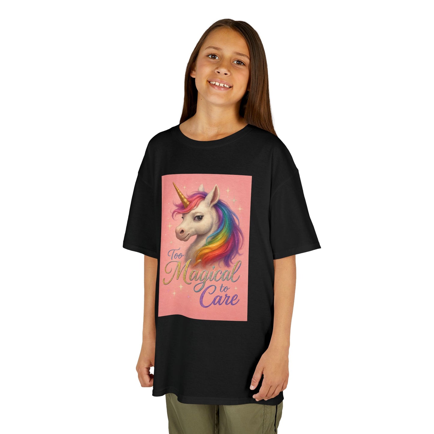 Magical Unicorn Kids Tee, Cute Unicorn Shirt, Girl’s Birthday Gift, Rainbow Tee, Imaginative Playwear, Unicorn Lover Apparel