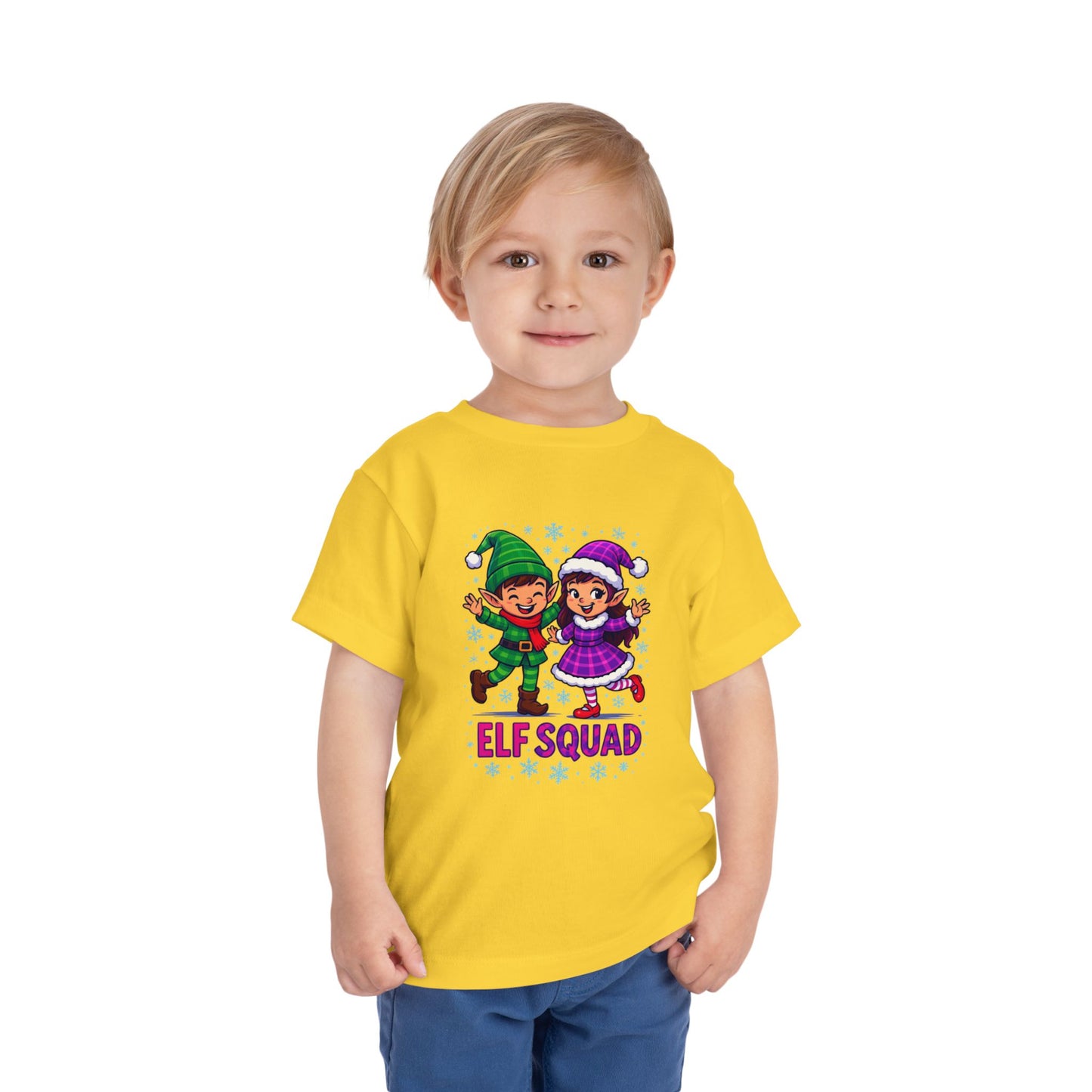 Elf Squad Toddler Christmas Tee