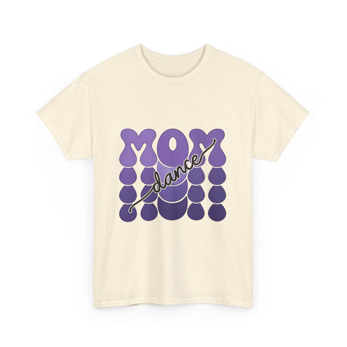 MOM Dance – Purple Letter Stage Spirit Tee