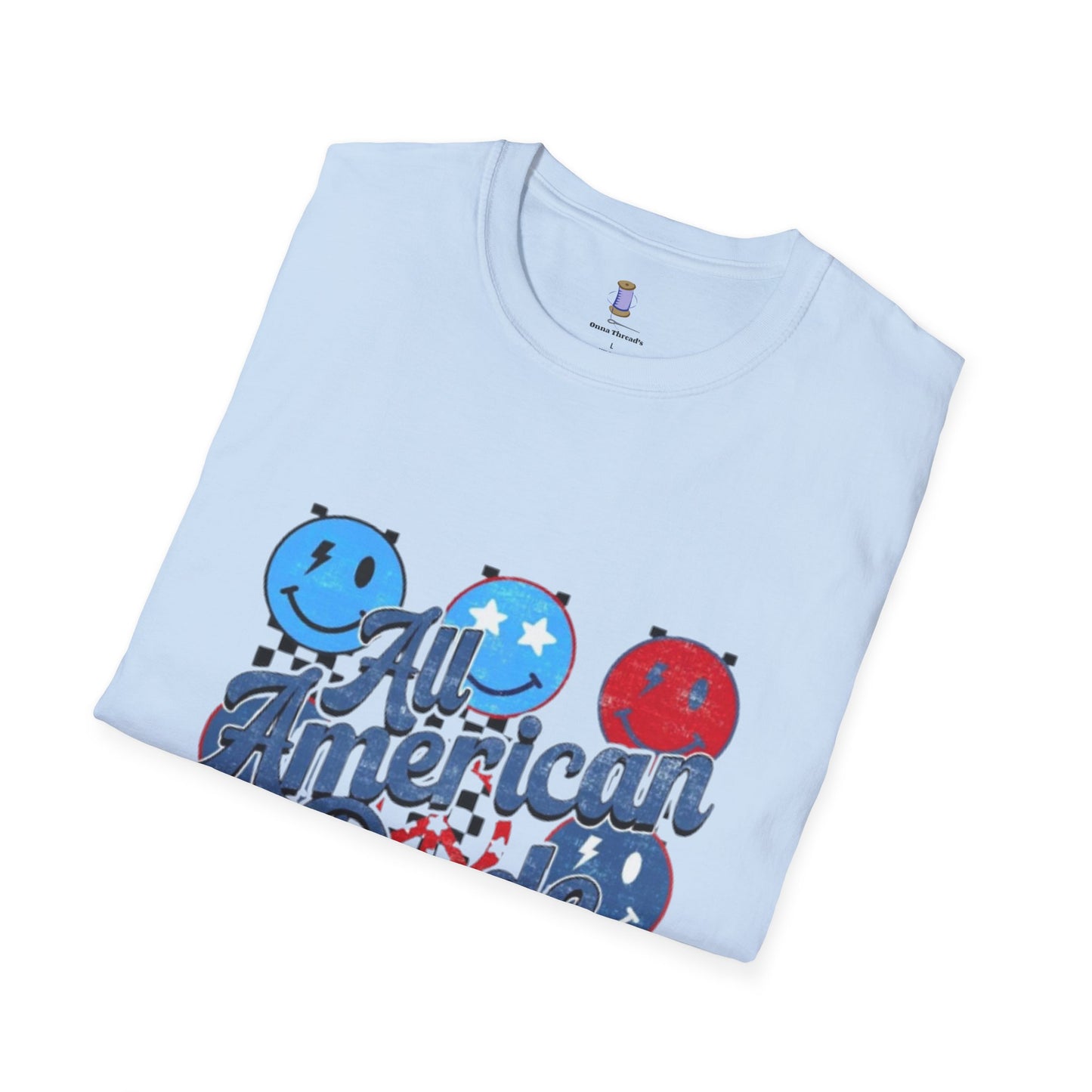 All American Dude Unisex T-Shirt, Patriotic Tee, Summer Fashion, Gift for Him, July 4th Celebration, Casual Wear